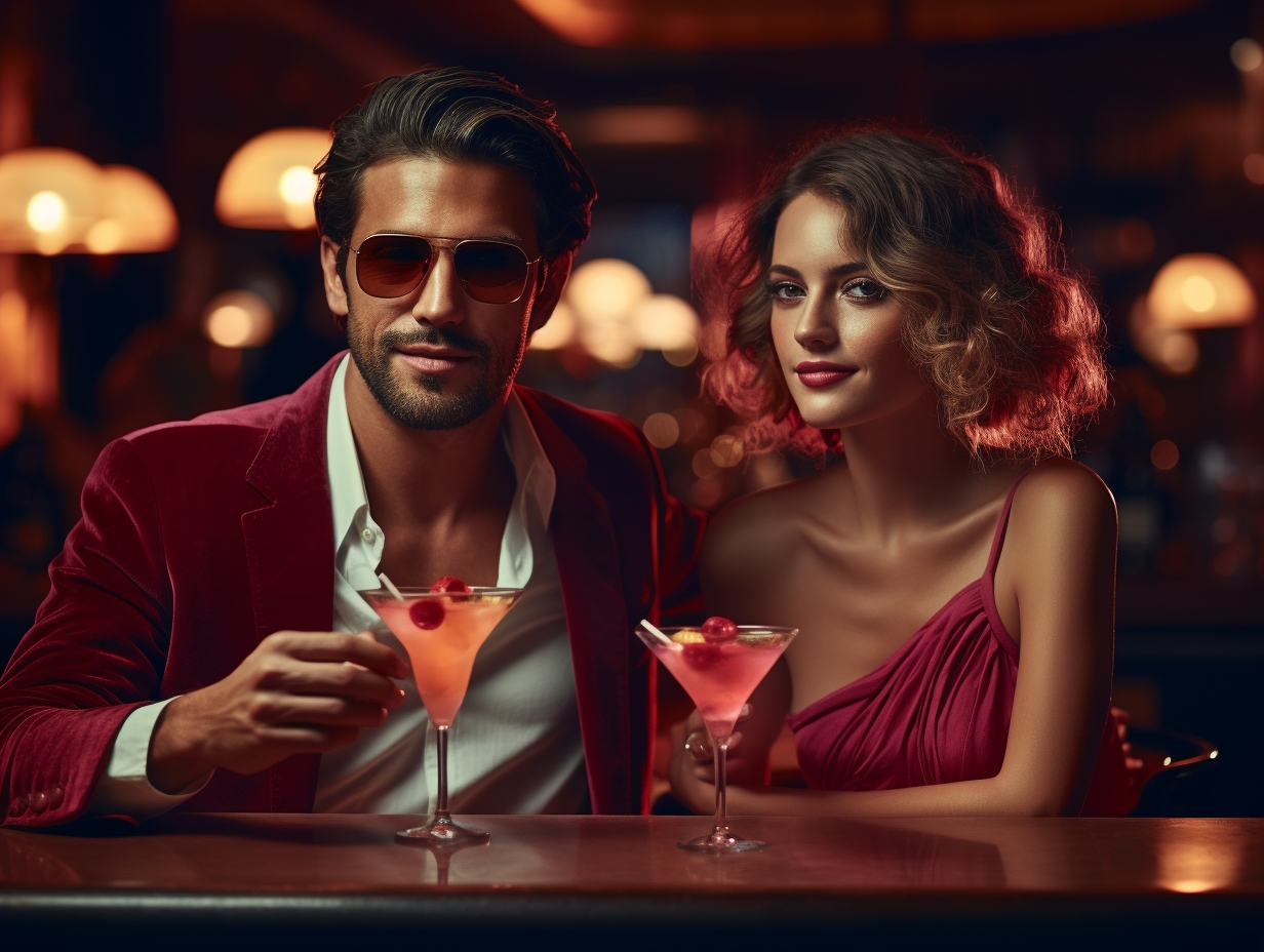 Beba uns drinks chiques para descobrir com qual celebridade você se apaixonaria numa noite em Hollywood!