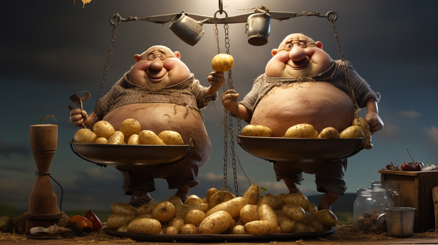 Quantas batatas eu valho?