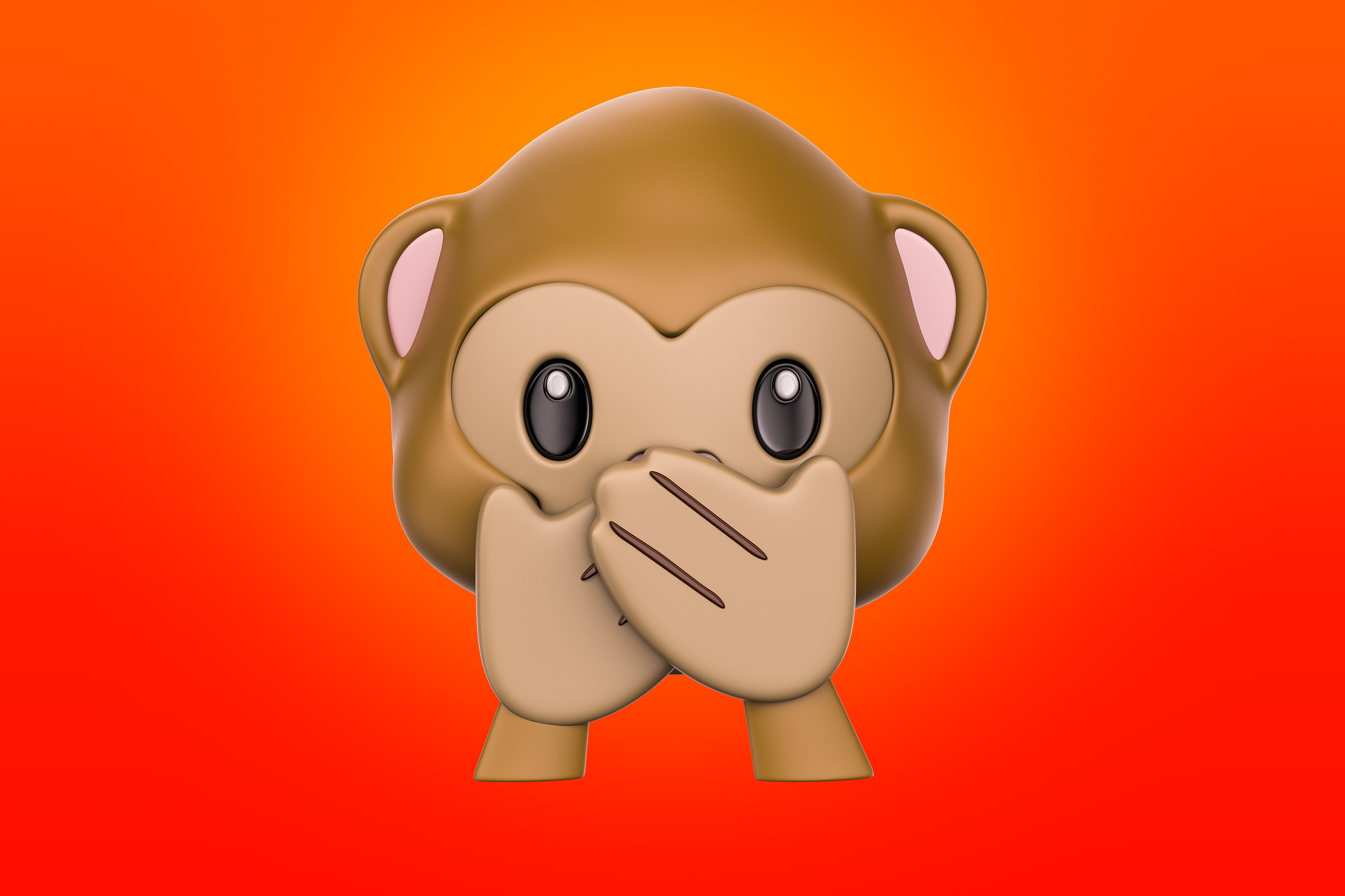 Podemos dizer qual emoji de macaco você é pelas cores que você escolhe!