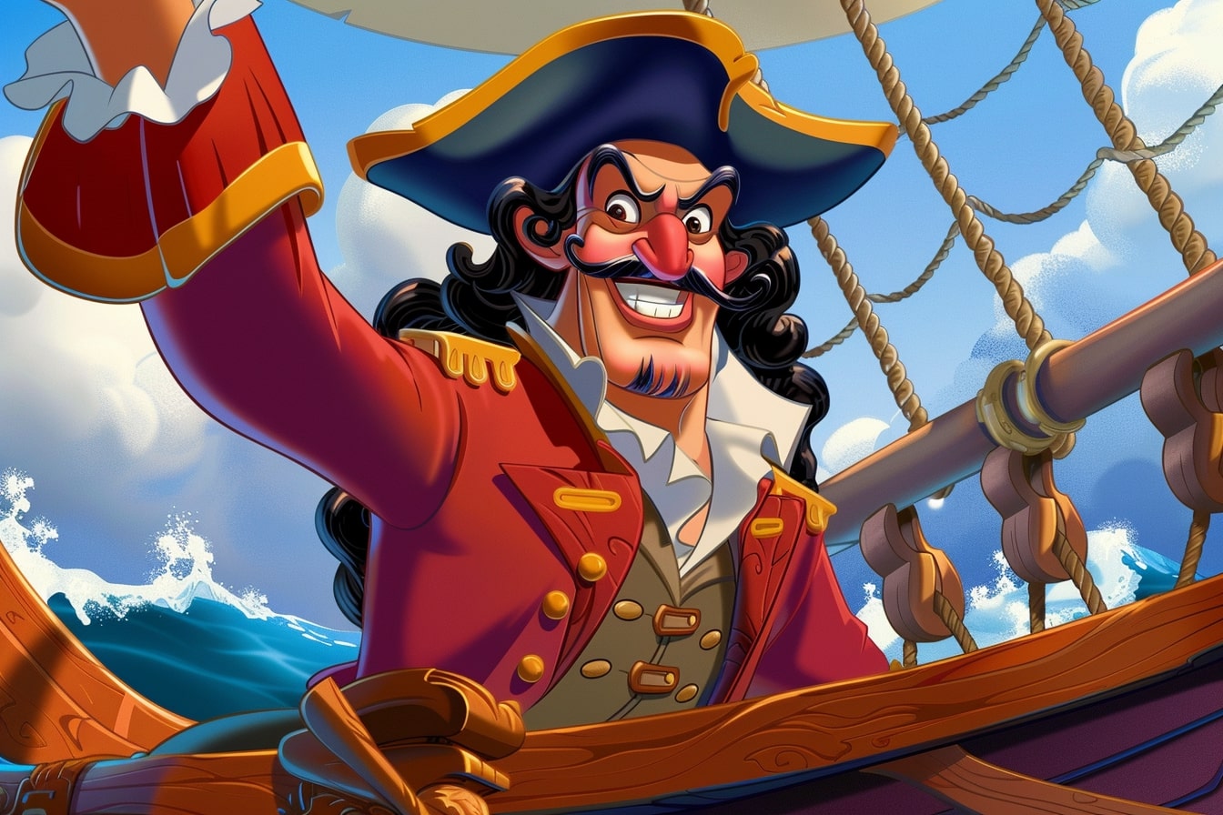 Qual personagem do Peter Pan da Disney seria seu arqui-inimigo?